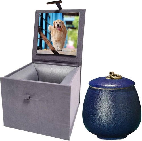 Ceramic pet urn with - ceramic,