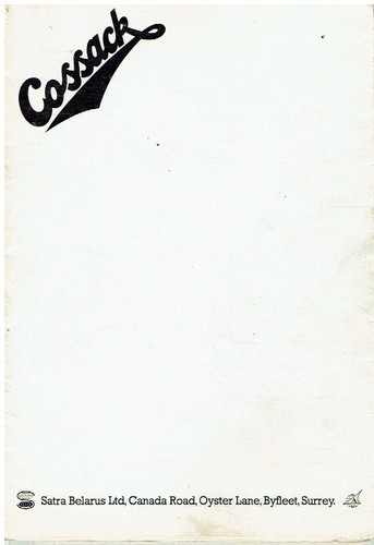 Cossack minsk voskhod - , plenta