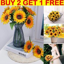 7 Heads Artificial Sunflowers