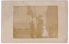 ​Antique RPPC Postcard Men