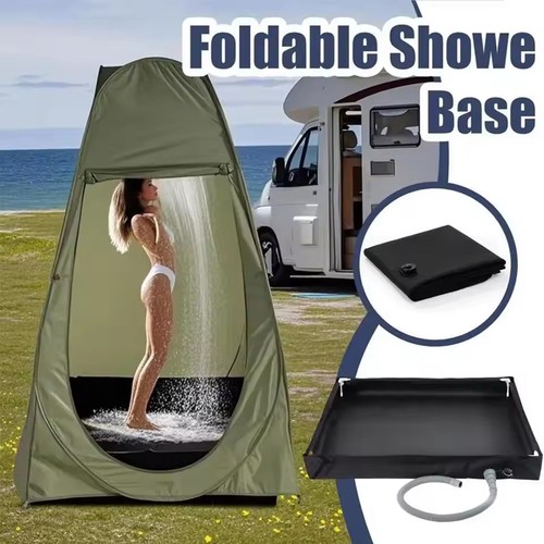 Outdoor foldable shower tray - foldable,