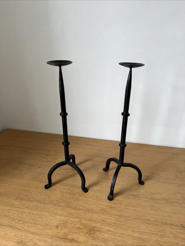 Pair mid century brutalist - of,