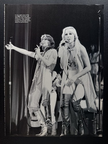 Abba original magazine photo - abba,