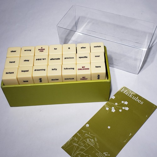 Haikubes haiku poetry game - game, 63
