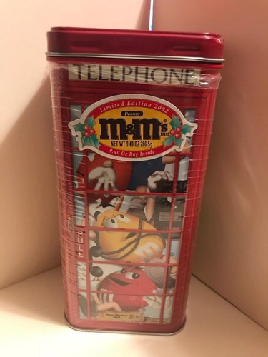 Collectable red s tin - m&m's,