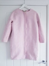 Ted Baker Epine Pink Spring Coat Size 2 UK 10 Mid Length Pale Pink