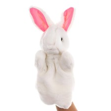 Animal Rabbit Hand Glove Puppet Soft Plush Puppets Doll Childrens Play Toy CO