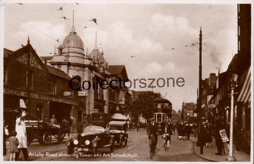 1932 hull anlaby real photo - hull, rd