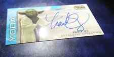 Topps Authenticated Frank Oz as Yoda Autograph Card-ATOC Widevision Series 2002