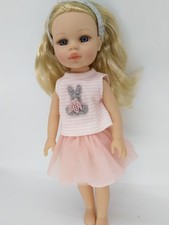 Bibi doll long blonde hair Emma dressed 14" BiBi fashion Doll