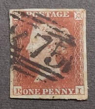 Sg8 penny red - 1d, ri