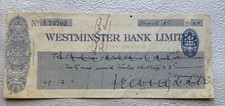 1928 Westminster Bank Ltd