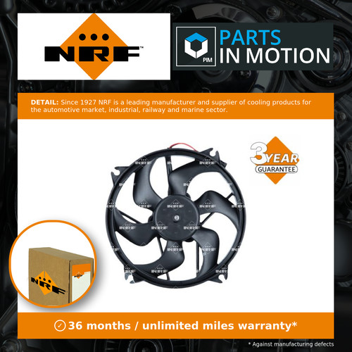 Radiator fan fits peugeot - fan, 307