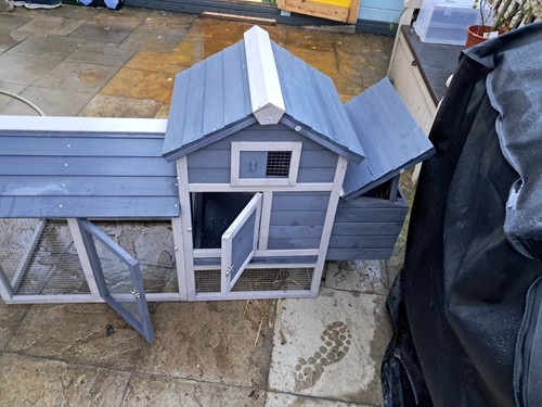 Pawhut chicken coop hen cage - pawhut,