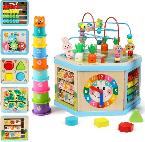 Jacootoys 1 wooden - 10-in-1,
