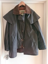 Vintage W.K. Backhouse Barbour Company Waxed Stockman Riding Jacket Size Medium
