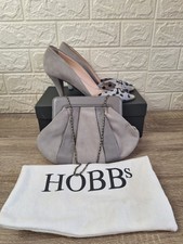 HOBBs Justine Open Toe Suede