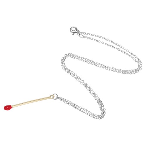 Matchstick necklace - matchstick,