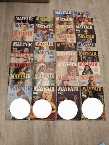 Vintage mayfair magazines - mayfair,