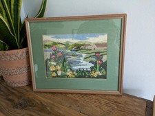 Country side embroidery long - country,