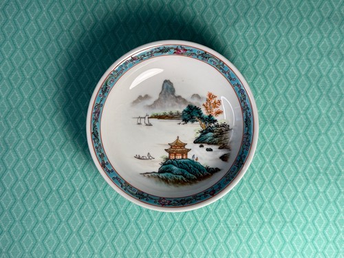Vintage chinese plate 14cm - vintage,