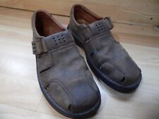 Hush Puppies Mens Brown Leather Slip On Fisherman Sandals Size 8 (3d)