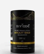 Biyode Himalayan Shilajit Gold Gummies 3000MG Ashwagandha FAST & FREE DELIVERY
