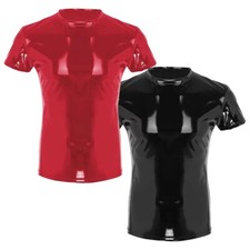 T-Shirt Men Top Men Tops Shiny