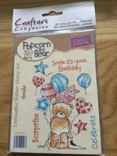 Crafters Companion Popcorn the Bear Stamps