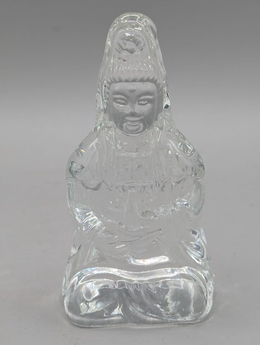 Vintage clear glass possibly - glass, (possibly