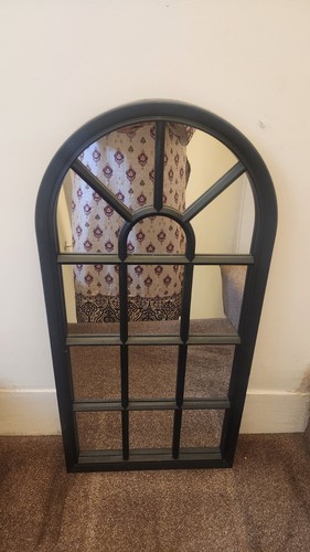 Arched glass wall hanging - arched,