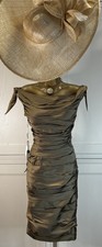 Irresistible UK 12/14 Copper Dress Wedding Mother Bride Groom Guest Races Party