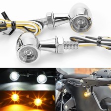 2x Mini Motorcycle LED Turn
