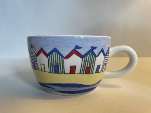 Poole pottery beach huts - pottery, mug