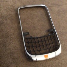 Genuine Original Blackberry Curve 9300 Housing Front Fascia Cover Case - SILVER