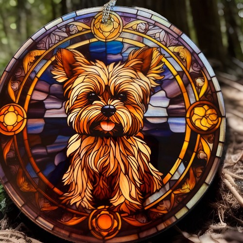 Sun catcher yorkshire terrier - yorkshire,
