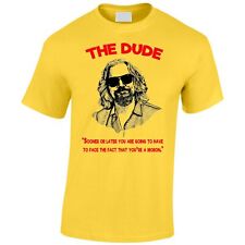 The Big Lebowski Inspired T Shirt Classic Movie DTG Print Moron Quote