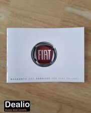 FIAT SERVICE BOOK STAMPED ALL