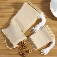10-5000pcs Drawstring Tea Bag Filter Empty Tea Bags for Herb Loose Leaf Tea LOT