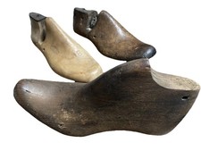 Antique vintage wooden shoe - wooden,