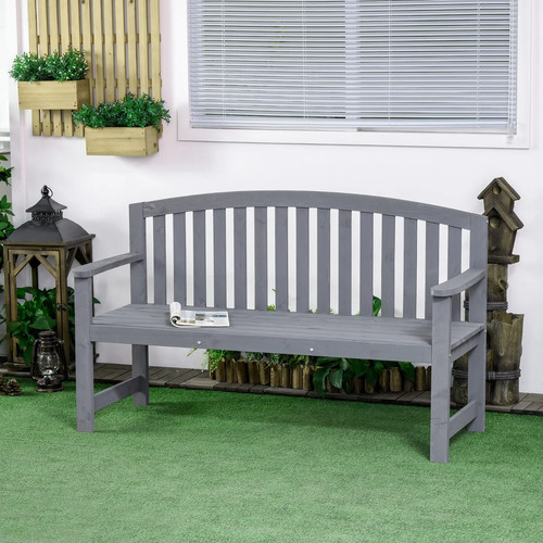 Rustic garden bench - bench, 2seater