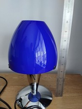 Vintage IKEA Glass Chrome Blue
