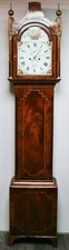 Antique English W.Ferrier 8 Day Striking Mahogany Grandfather Longcase Clock