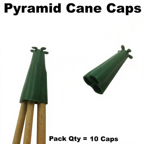Pyramid garden cane caps - garden,
