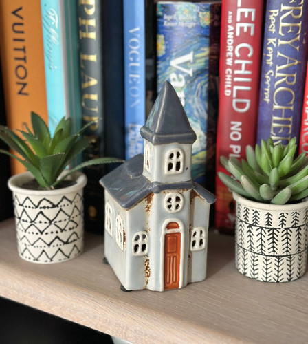 Glazed ceramic church chapel - ceramic, church/chapel