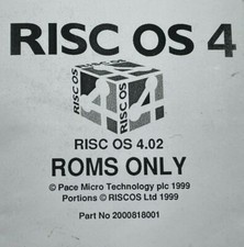 New RISC OS 4.02 ROMs Only