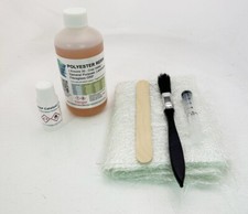 Fibreglass repair kit - fibreglass, resin