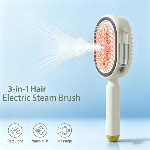 Electric steam brush - electric, hair