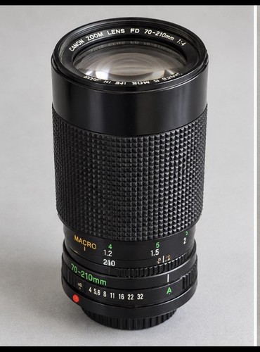 Canon 210mm 4 macro - fd, f/4