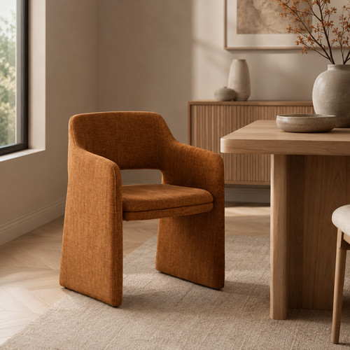 Fennel orange upholstered - fennel,